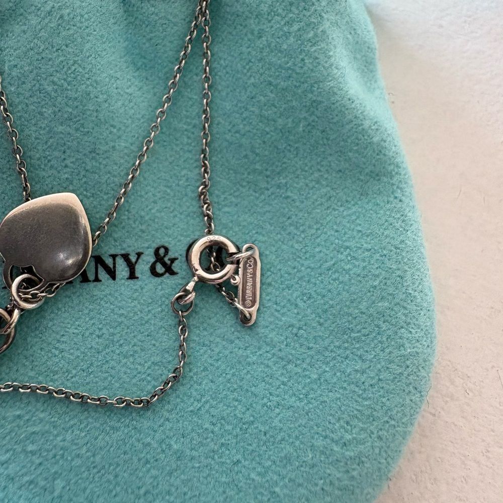 Tiffany & Co. Blue Enamel Mini Hearts Necklace - Picture 4 of 4